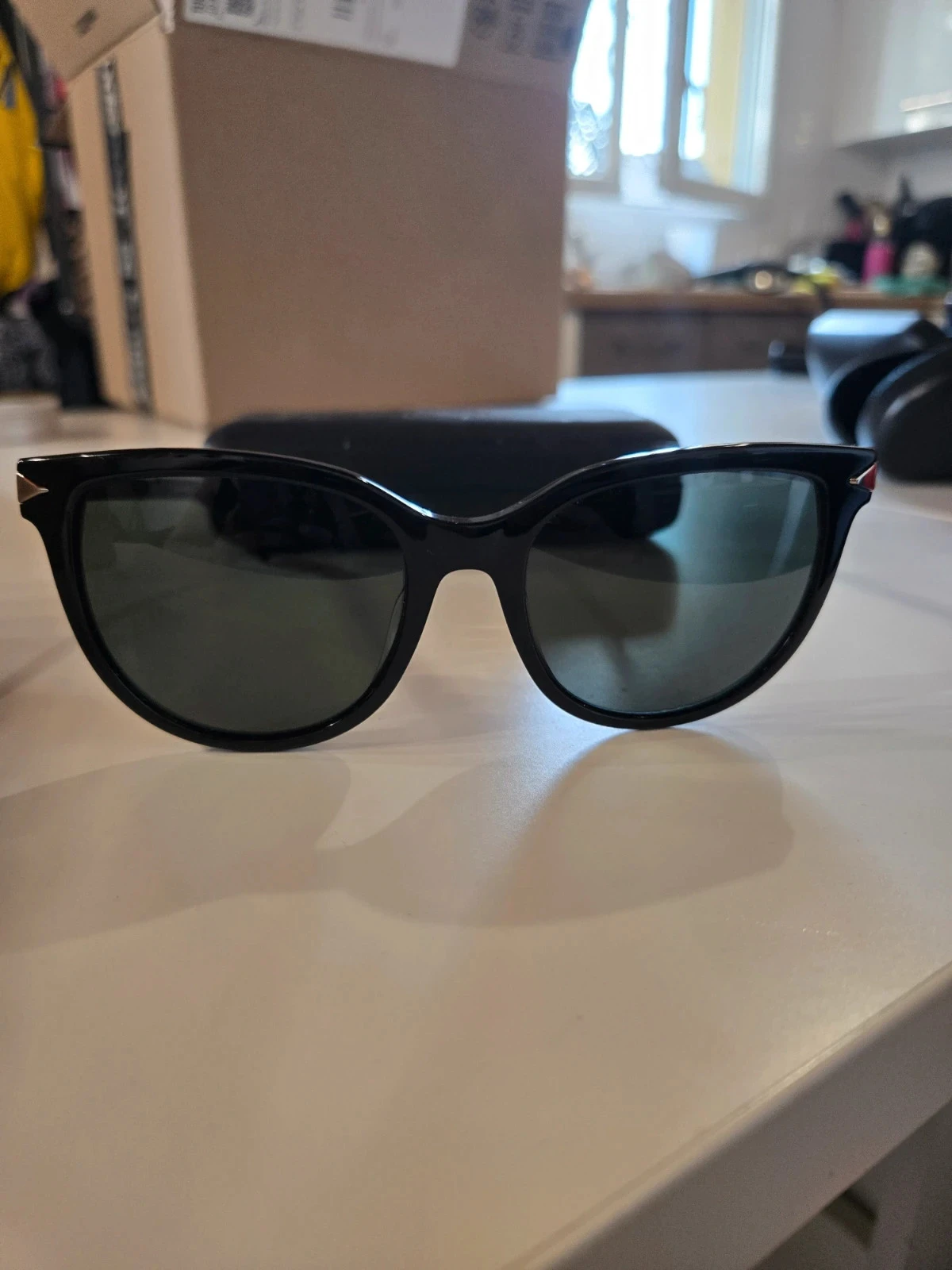 Zonnebril Karl Lagerfeld zwart retrostijl – photo 8
